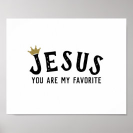 Jesus Quote Modern Christian Poster
