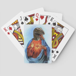 Jesus Raptor Cards Spielkarten