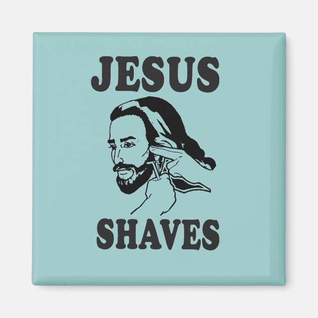 JESUS RASIEREN MAGNET (Vorne)