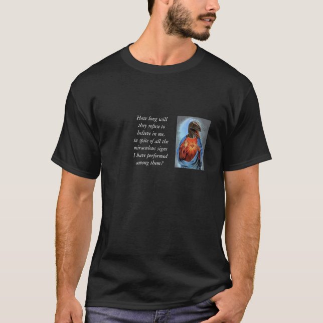 Jesus-Raubvogel T-Shirt (Vorderseite)