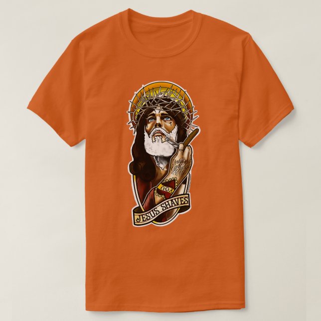 Jesus raves T-Shirt (Design vorne)