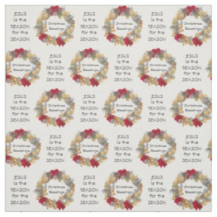 JESUS REASON SAASON   festlich   Weihnachtsfeier Stoff