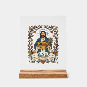 Jésus Récolte d'Automne Foi Jésus Récolte d'Automn