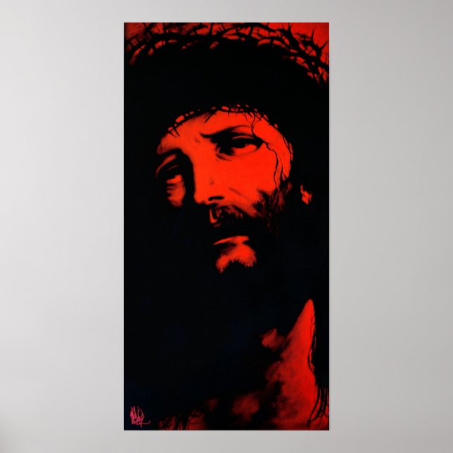 Jesus "red" Christ Poster (Vorne)