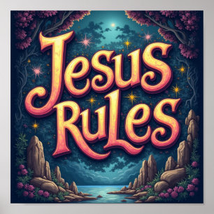 Jesus-Regeln Poster