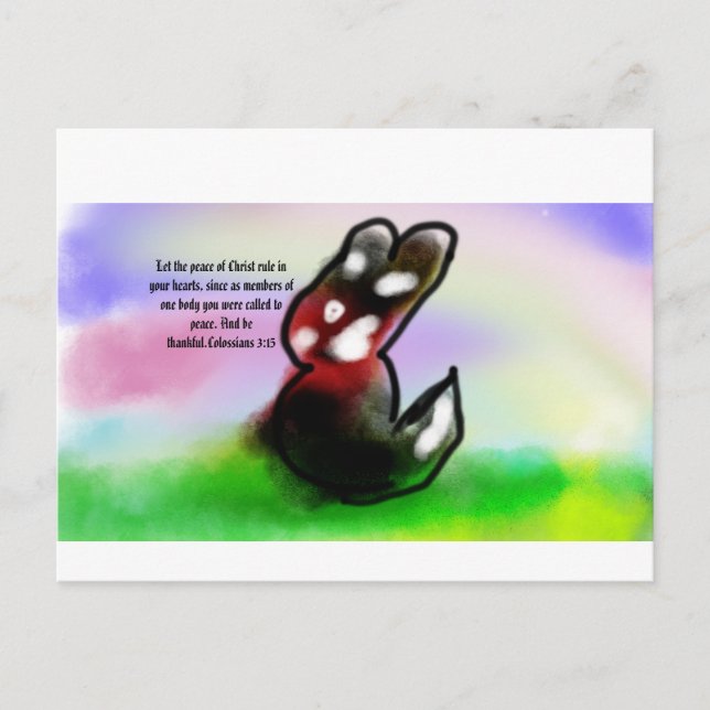 Jesus regiere  postkarte (Vorderseite)