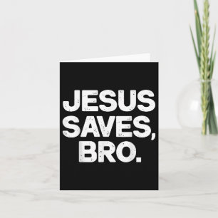 Jesus Rette Bro Christlich Karte