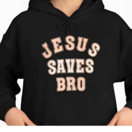 JESUS RETTE BRO VINTAG HOODIE