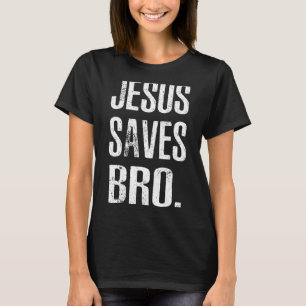 Jesus Rette Bro Vintage Christliche Religion T-Shirt