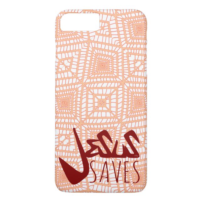 Jesus Rette Case-Mate iPhone Hülle (Rückseite)