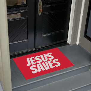 Jesus Rette Christliche Haustür Fußmatte