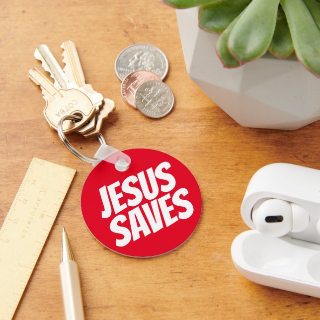 Jesus Rette Christlichen Schlüsselanhänger (Schreibtisch)