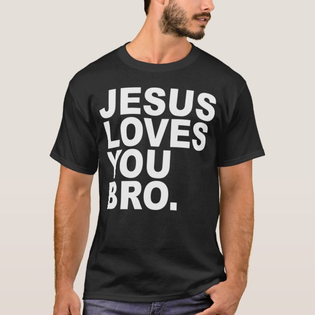 Jesus Rette Fußball T-Shirt (Vorderseite)