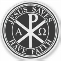 Jesus Rette, Glauben haben - Das Chi-Rho-Kreuz (we