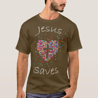 Jesus Rette Gottkirche Pfarrkirche Christus Bibel T-Shirt