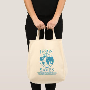 Jesus Rette Graphic 90er Jahre Tragetasche