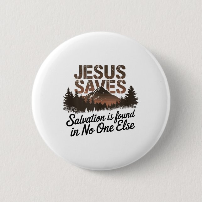 Jesus Rette - Heilung findet man in anderen Tanks  Button (Vorderseite)