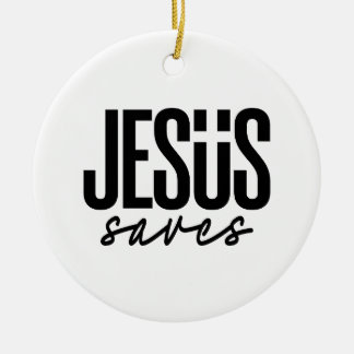 JESUS RETTE KERAMIK ORNAMENT