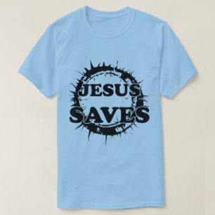 Jesus Rette mit der Krone von Thorns T-Shirt