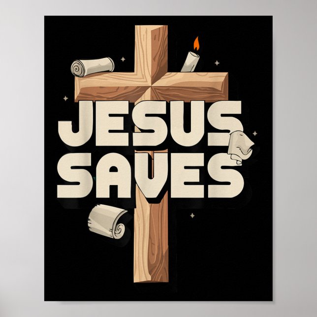 Jesus Rette Poster (Vorne)
