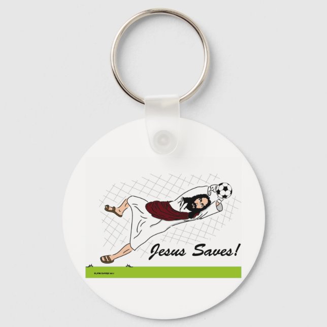 JESUS RETTE! SCHLÜSSELANHÄNGER (Vorderseite)