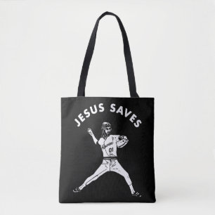 Jesus Rette Shirt Religiöser Christlicher Glaube B Tasche