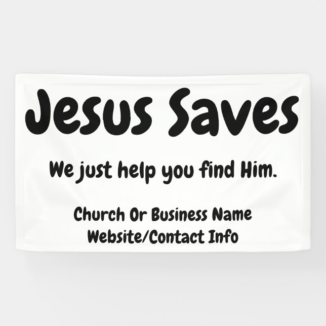Jesus Rette - Wir helfen Ihnen einfach, ihn zu fin Banner (Horizontal)
