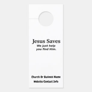 Jesus Rette - Wir helfen Ihnen einfach, ihn zu fin Türanhänger