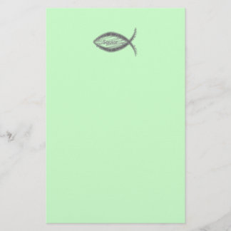 Jesus-Retter-Fisch-Symbol Briefpapier