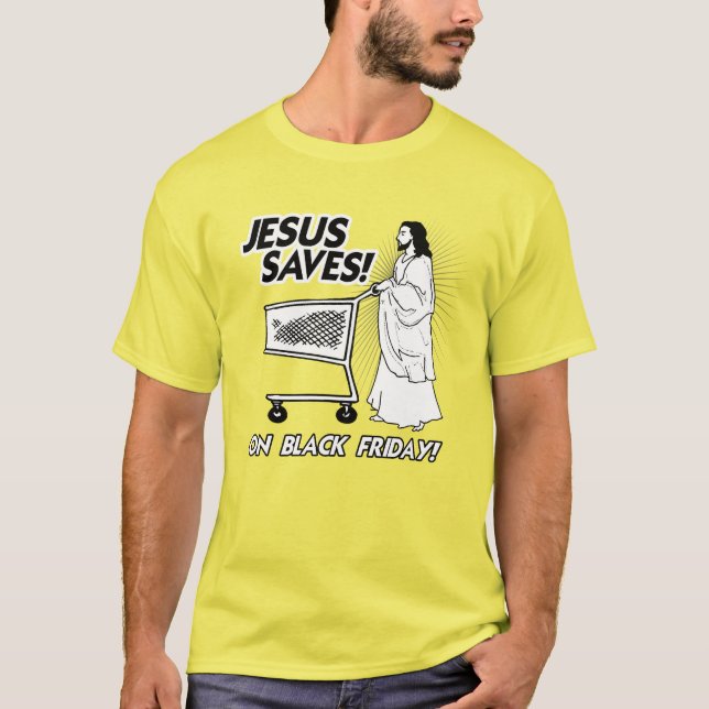 JESUS RETTET AN SCHWARZEM FREITAG - .PNG T-Shirt (Vorderseite)