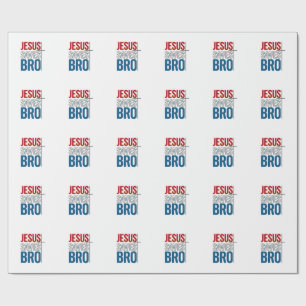 Jesus rettet Bro Christliche Typografie T-Shirt De Geschenkpapier