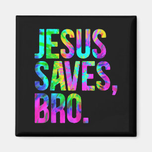 Jesus rettet Bro, christlicher Glaube Magnet