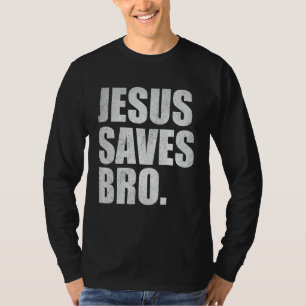Jesus rettet Bro - Vintage lustige christliche Rel T-Shirt