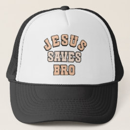 JESUS RETTET BRO VINTAGE TRUCKERKAPPE