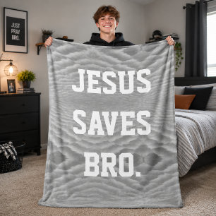 Jesus rettet Bruder Fleecedecke