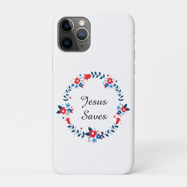 Jesus rettet Case-Mate iPhone hülle (Rückseite)