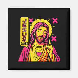 Jesus rettet christliches Anime heiliges Herz Mang Magnet
