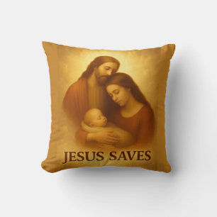 Jesus rettet einzigartige christliche Geschenke Ch Kissen