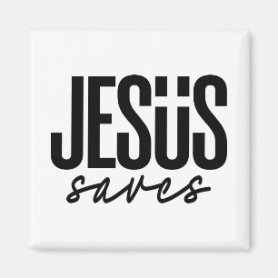 JESUS RETTET MAGNET