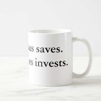 Jesus rettet. Moses investiert Kaffeetasse