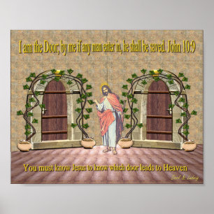 Jesus rettet poster