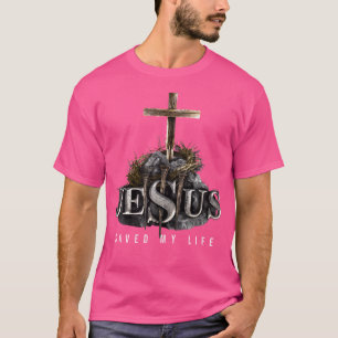 Jesus Rettete mein Leben - Christliche religiöse B T-Shirt