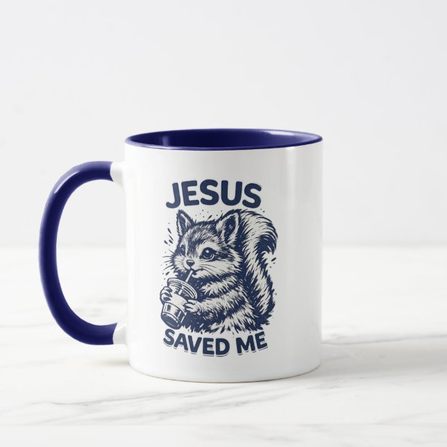 JESUS rettete mich Tasse (Links)