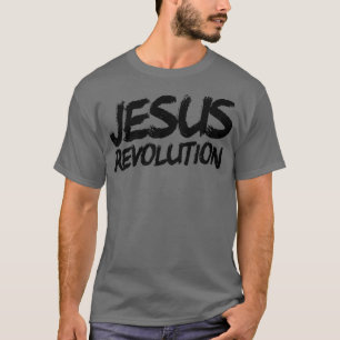 Jesus Revolution Christlicher Glaube Friede Jesus  T-Shirt