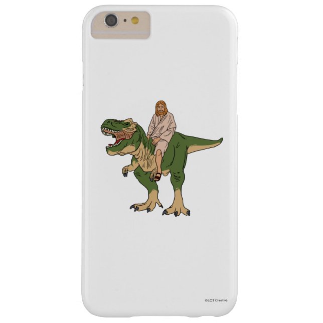 Jesus Riding T-Rex Case-Mate iPhone Hülle (Rückseite)