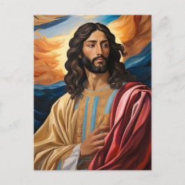*~* Jesus Robe Planet Universe Earth AP50 Cosmos Postkarte