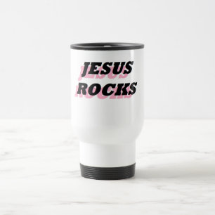 JESUS ROCKS REISEBECHER