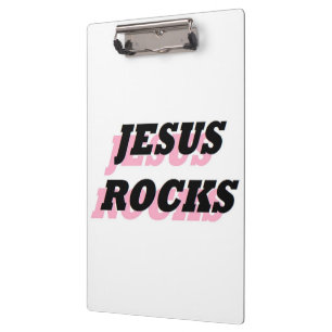 JESUS ROCKT KLEMMBRETT