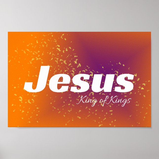 Jésus, Roi des Rois, affiche de concert chrétienne (Devant)