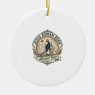 Jesus Römische Straße Antike Karte Jesus Römische Keramik Ornament